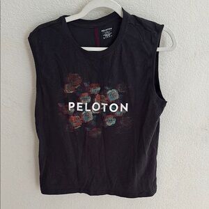 Peloton Black Sleeveless Women's Top